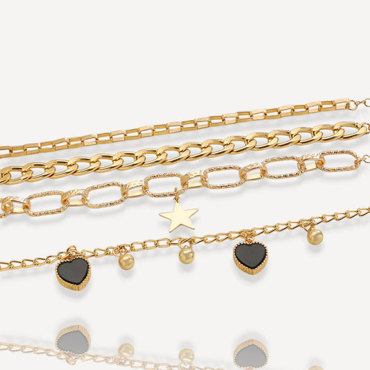 Stellar Gold Bracelet Set